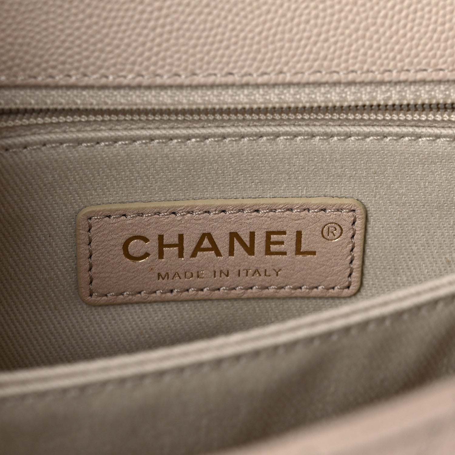 Chanel Caviar Lizard Chevron Quilted Mini Coco Handle Flap Ivory 6 of 10
