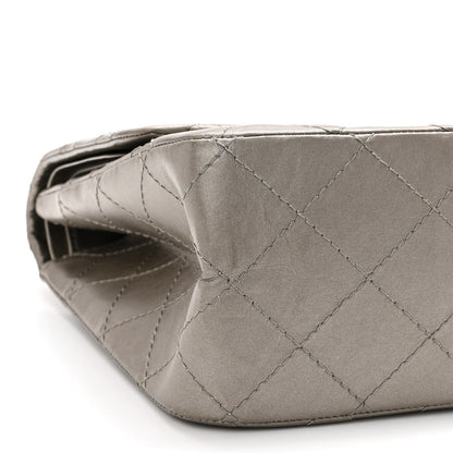 Chanel Metallic Aged Calfskin Quilted 2.55 Reissue 227 Flap Grey 10 of 10