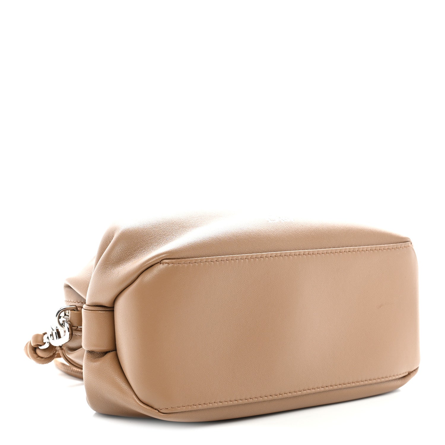 Christian Dior Supple Lambskin Bow Pouch Camel 4 of 12