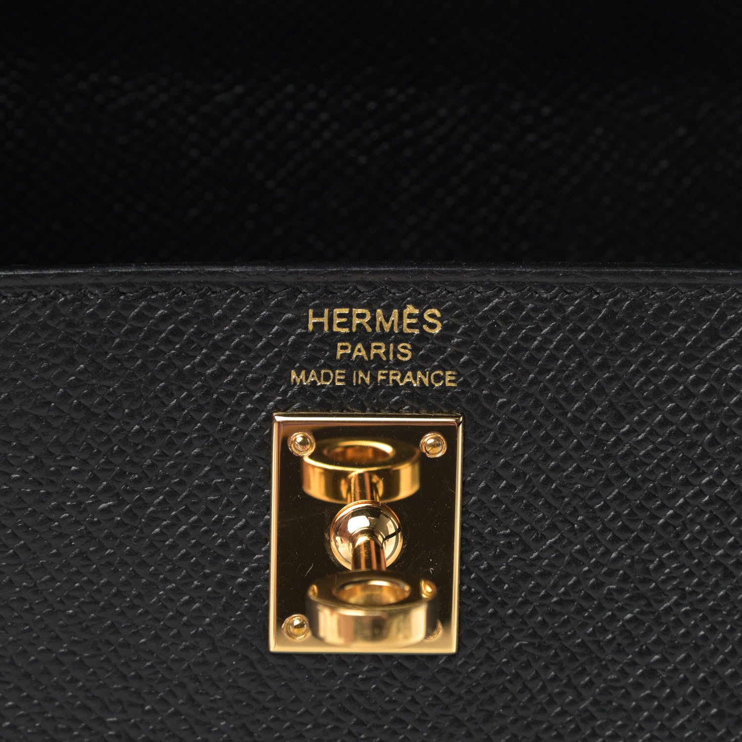 Hermes Epsom Kelly Sellier 25 Black 7 of 8