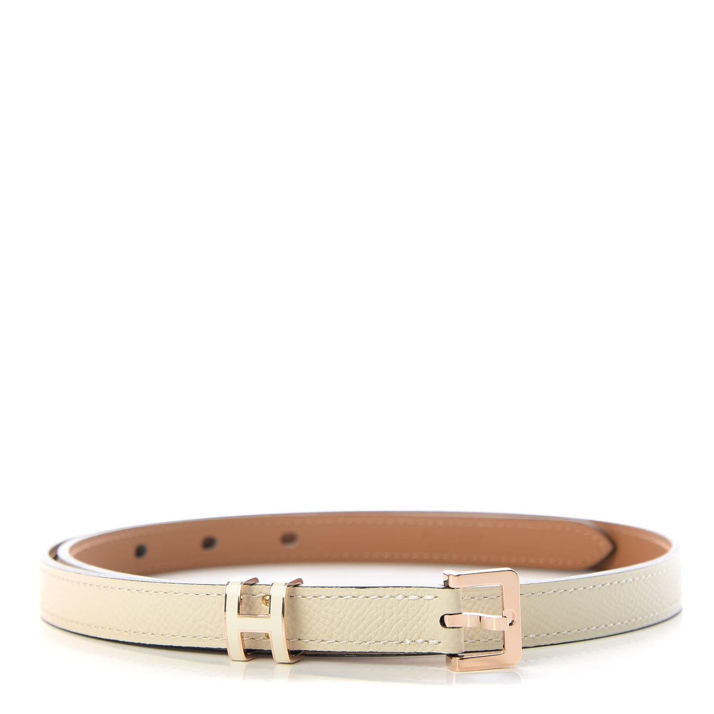 Epsom 15mm Pop H Belt 75 Craie