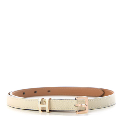 Hermes Epsom 15mm Pop H Belt 75 Craie 1 of 6