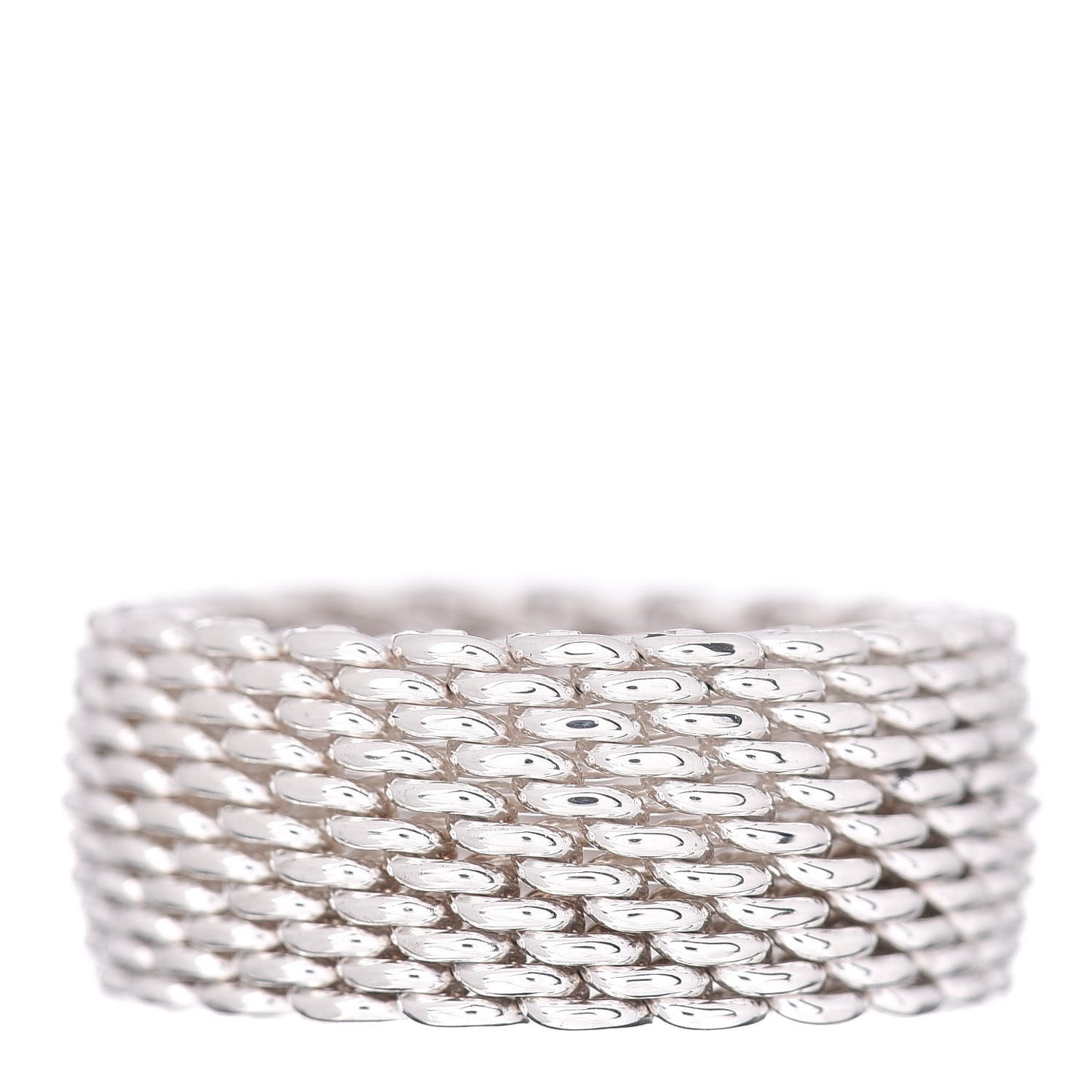 Sterling Silver Somerset Mesh Ring 60 9