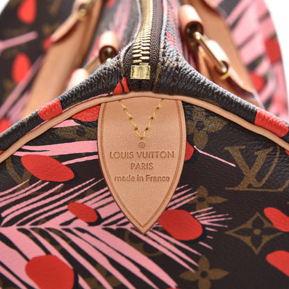 Louis Vuitton Monogram Jungle Dots Speedy 30 Sugar Pink Poppy 5 of 7