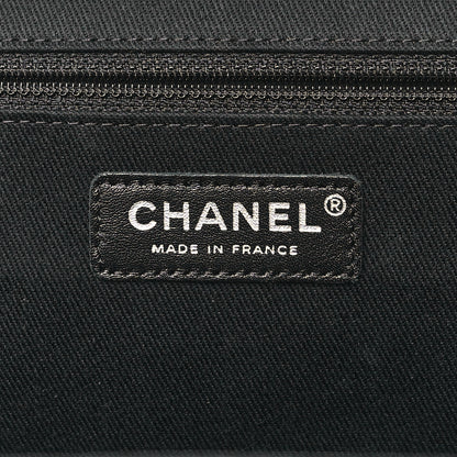 Chanel Caviar Quilted CC Large Clutch Black 6 of 11