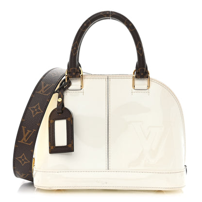 Louis Vuitton Patent Monogram Alma BB White 1 of 13