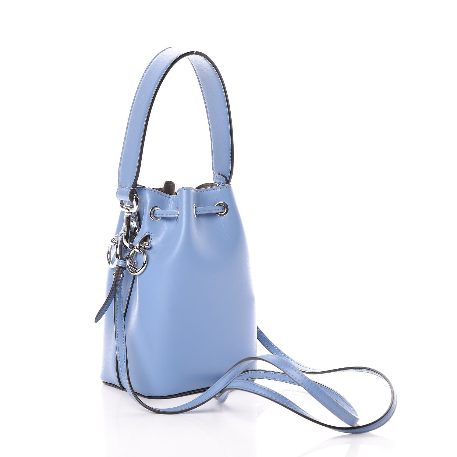 Fendi Vitello Liberty Lucido F is Fendi Mini Mon Tresor Bucket Bag Nebula 3 of 10