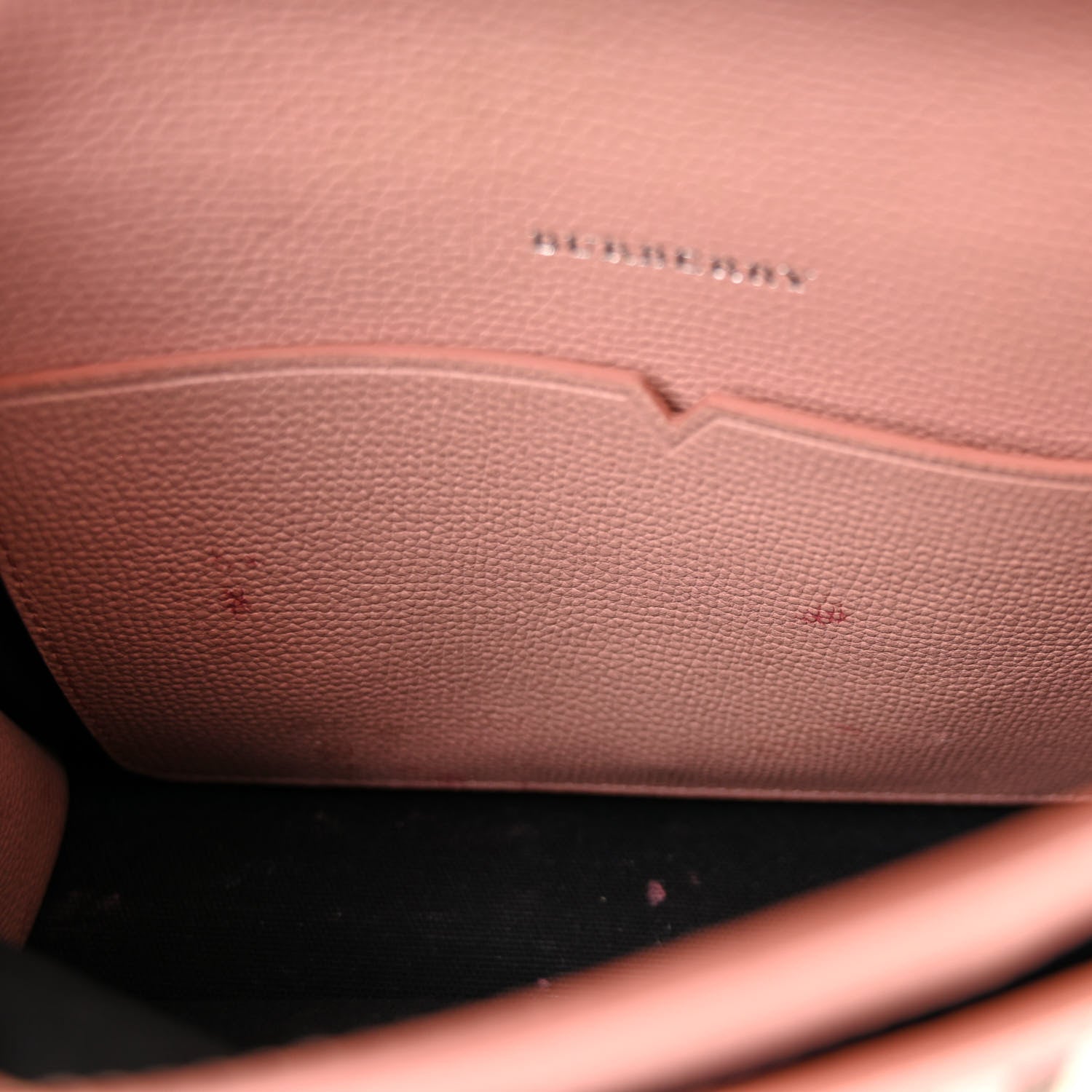 Burberry Grainy Calfskin Vintage Check Small Macken Crossbody Bag Ash Rose 15 of 16