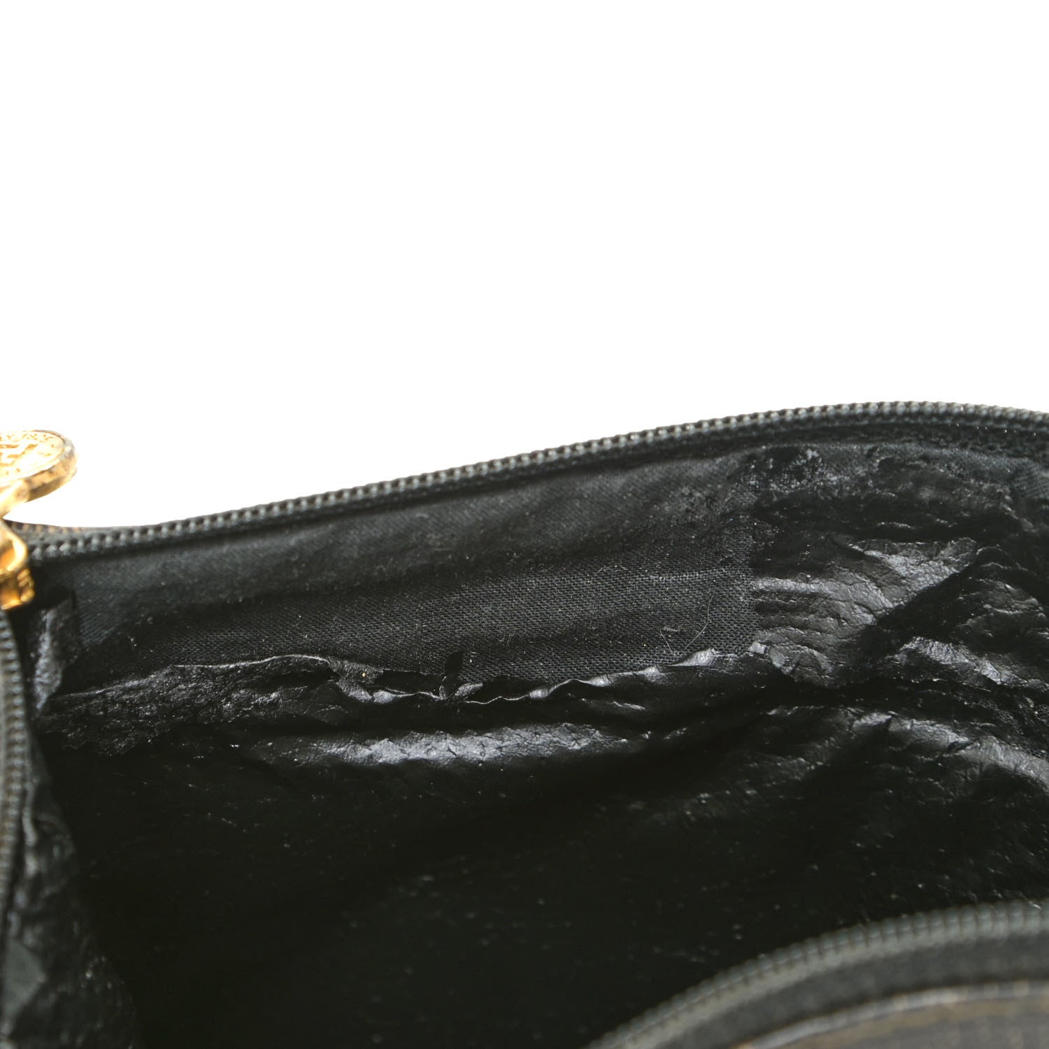 Fendi Pequin Zip Clutch Tobacco 10 of 13