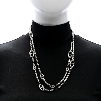Hermes Sterling Silver Farandole Necklace 120 2 of 4