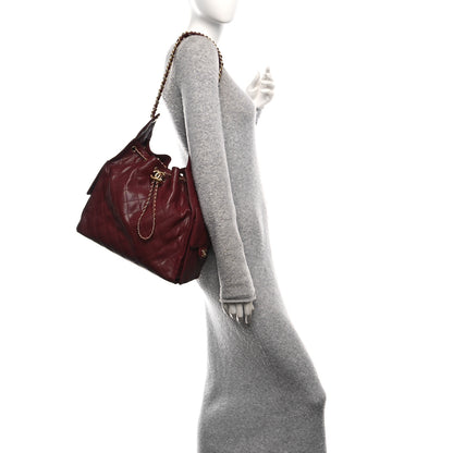 Chanel Caviar Quilted Medium Chanel 25 Handbag Burgundy 2 of 13
