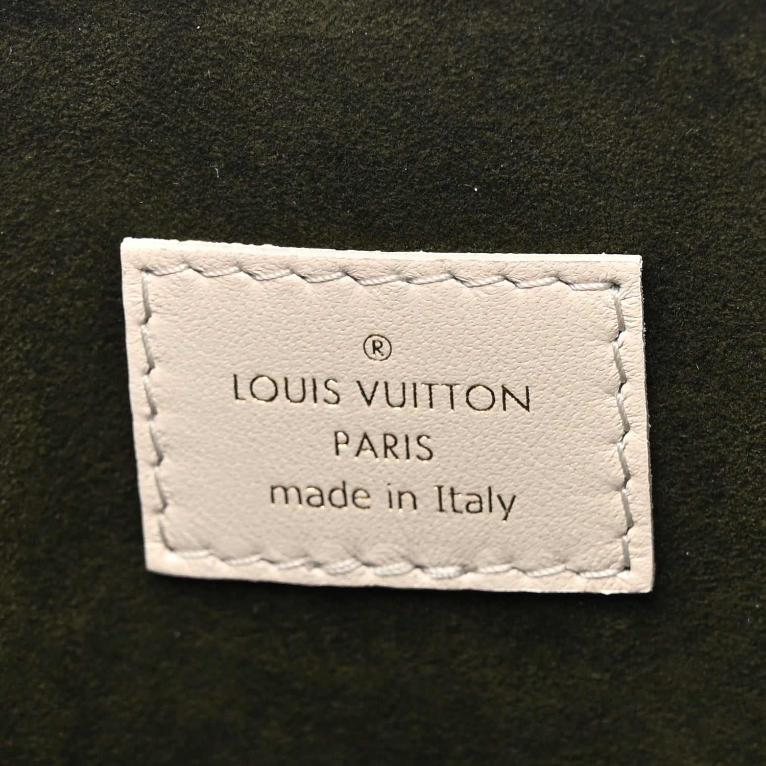 Louis Vuitton Lambskin Embossed Monogram Coussin PM Beige Cream 7 of 11