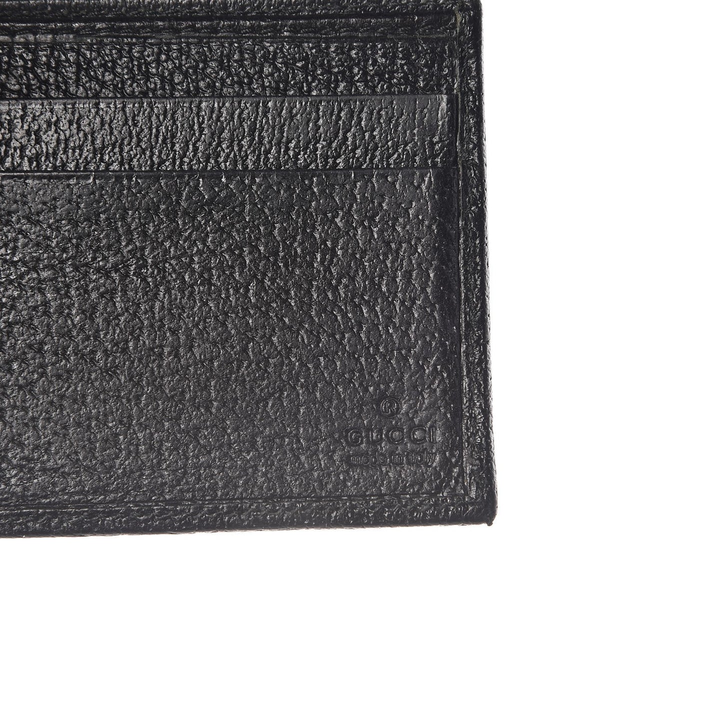 Mens Monogram Bi-Fold Wallet Black