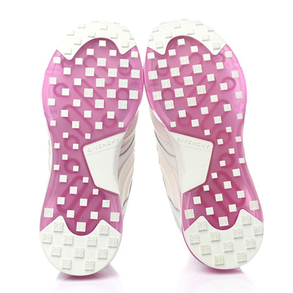 Givenchy Calfskin Mesh Technical Canvas GIV 1 Sneakers 39 White Pink 5 of 9