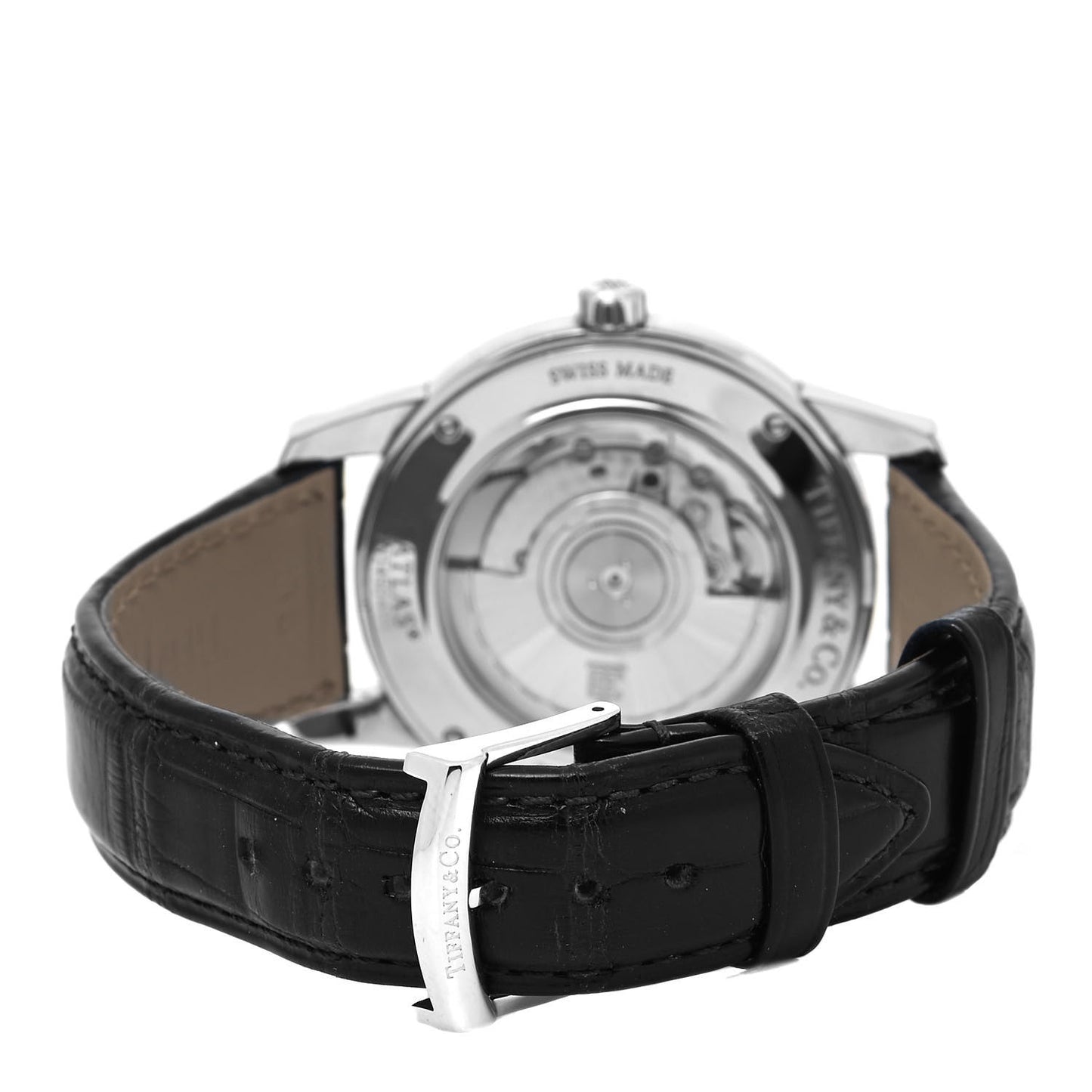 Stainless Steel Alligator 37mm Atlas 3-Hand Automatic Watch