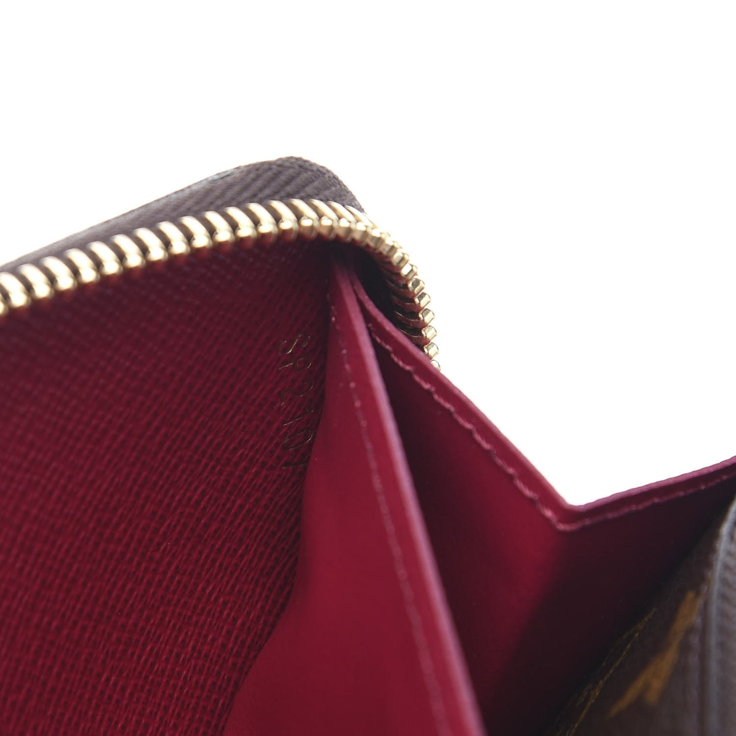 Monogram Clemence Wallet Fuchsia