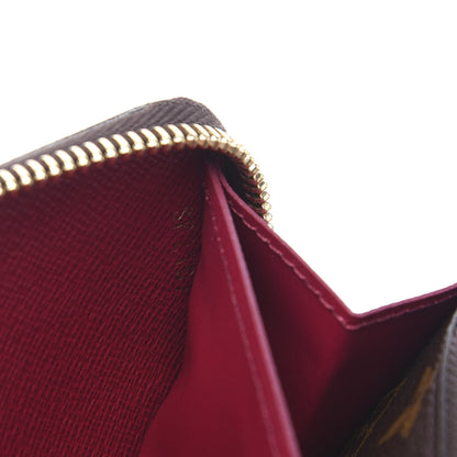 Louis Vuitton Monogram Clemence Wallet Fuchsia 6 of 6
