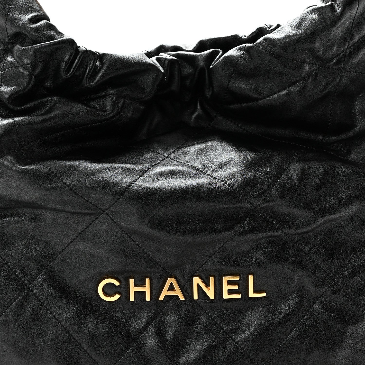 Chanel Shiny Calfskin Quilted Chanel 22 Black 9 of 11