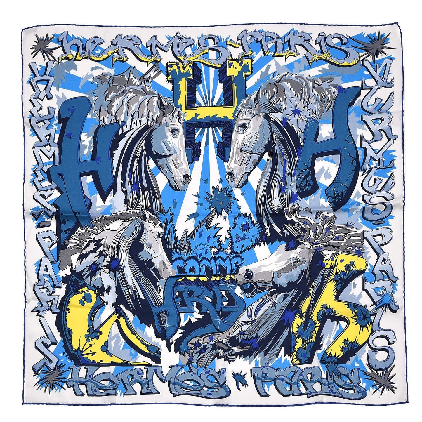 Silk H Comme Scarf 70