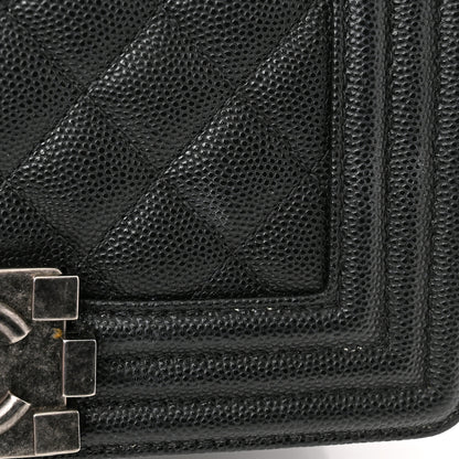 Chanel Caviar Quilted Small Boy Flap Black 11 of 13