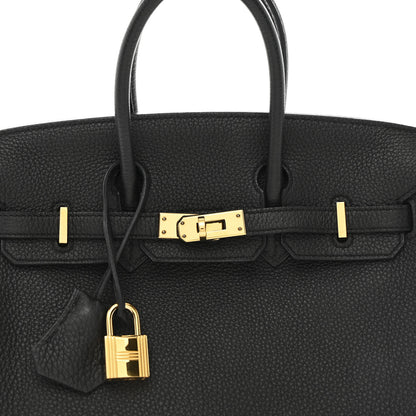 Hermes Togo Birkin 25 Black 8 of 11