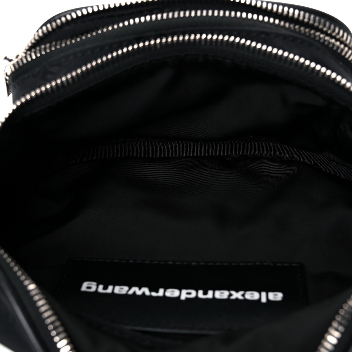 Nylon Logo Printed Attica Belt Bag Black