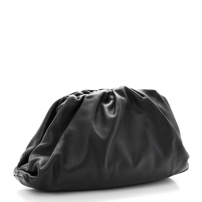 Bottega Veneta Smooth Butter Calf The Pouch Oversized Clutch Black 3 of 9