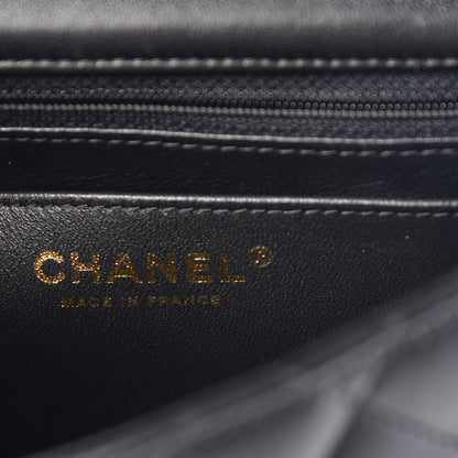 Chanel Lambskin Quilted Mini Square Flap Black 6 of 9