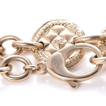 Chanel Chain Quilted CC Medallion Belt Gold 4 of 4