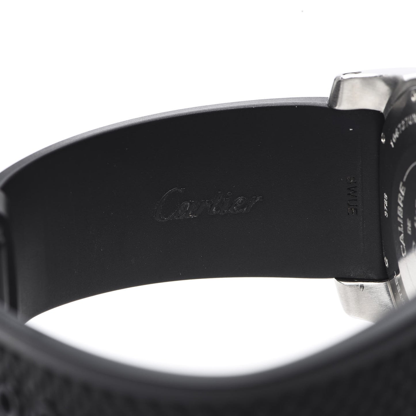 Stainless Steel Rubber 42mm Calibre de Cartier Diver Automatic Watch Black