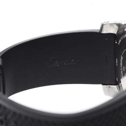 Cartier Stainless Steel Rubber 42mm Calibre de Cartier Diver Automatic Watch Black 7 of 9