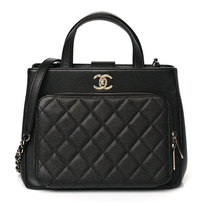 Chanel Caviar Quilted Small Business Affinity Shopping Bag Black 1 of 9