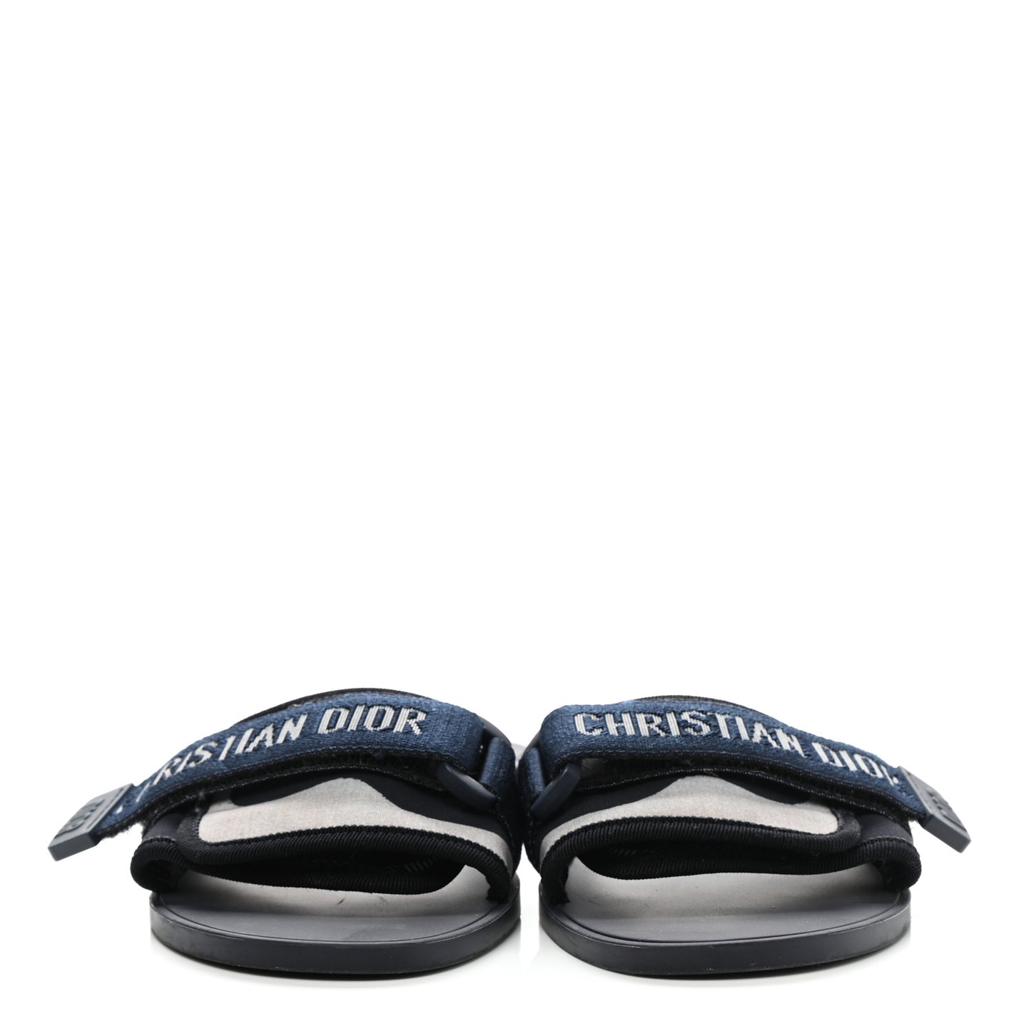 Technical Stretch Fabric Camouflage Dio(r)evolution Slide Sandals 39 Deep Blue