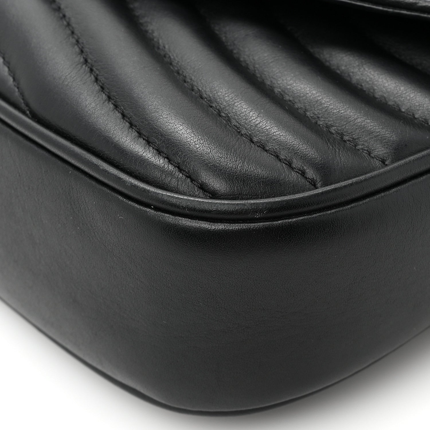 Louis Vuitton Calfskin New Wave Multi Pochette Black 10 of 11