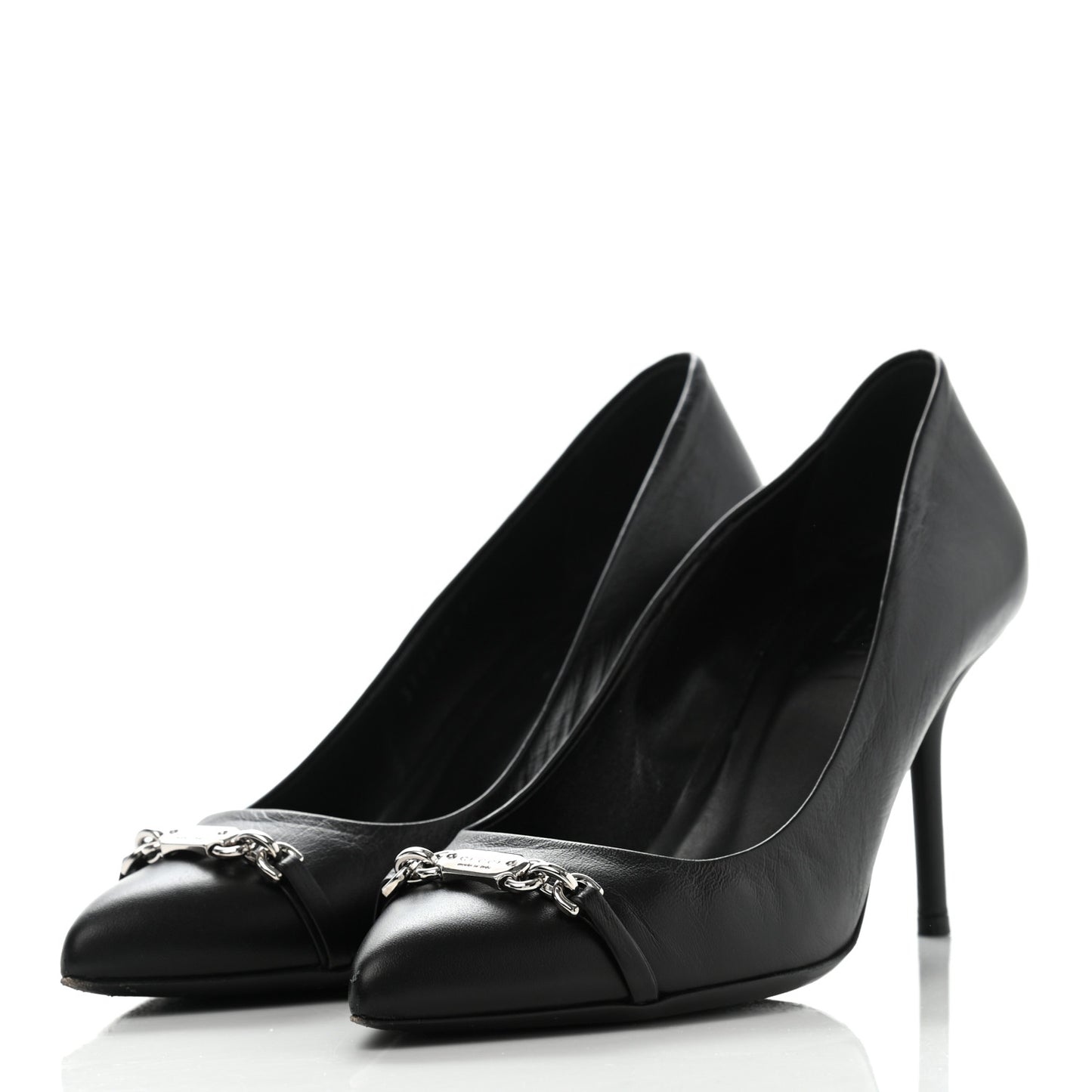 Nappa Moorea Molaita Mid Heel Pumps 37.5 Black
