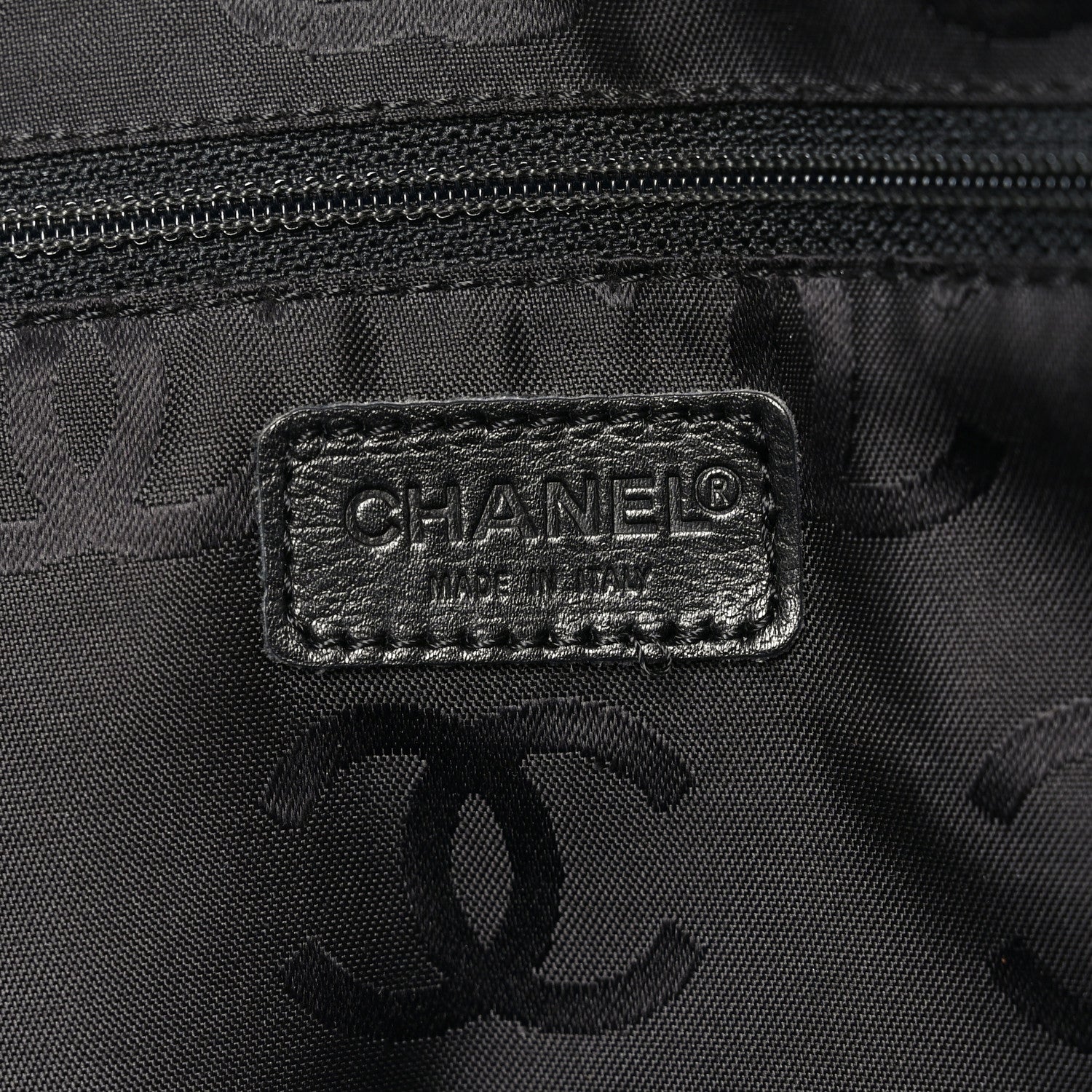 Chanel Jersey Quilted Chocolate Bar Shoulder Bag Black 6 of 10
