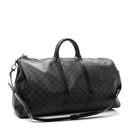 Louis Vuitton Damier Graphite Keepall Bandouliere 55 3 of 14