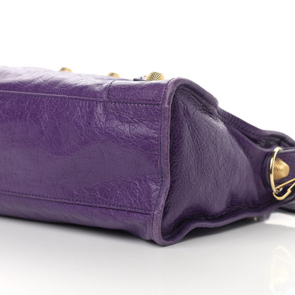 Balenciaga Agneau Giant 21 Gold Hardware City Dark Violet 10 of 14