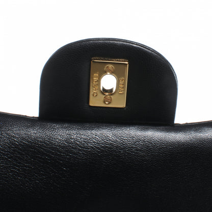 Chanel Lambskin Quilted Maxi Double Flap Black 5 of 9