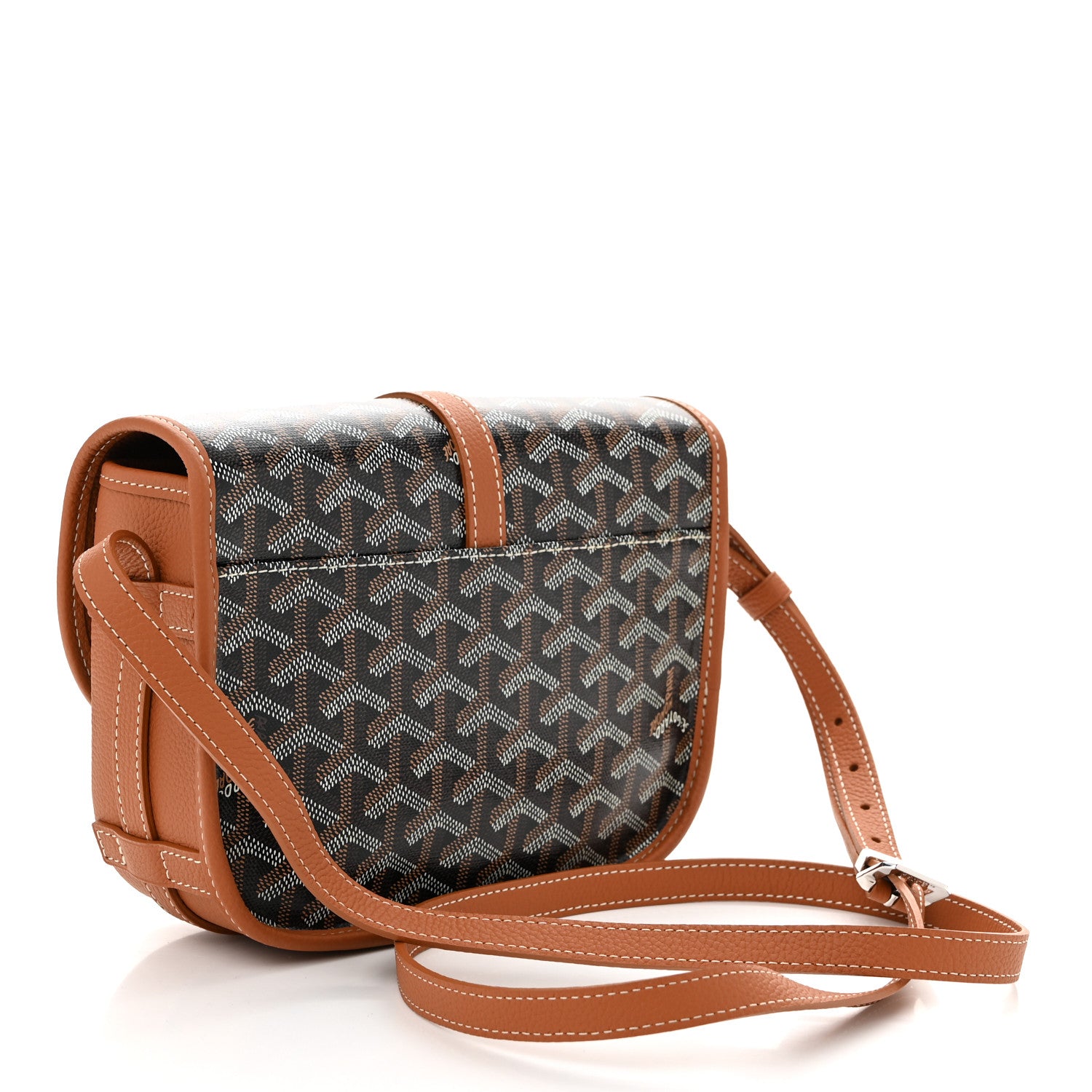 Goyard Goyardine Belvedere II PM Messenger Bag Black Gold 3 of 9