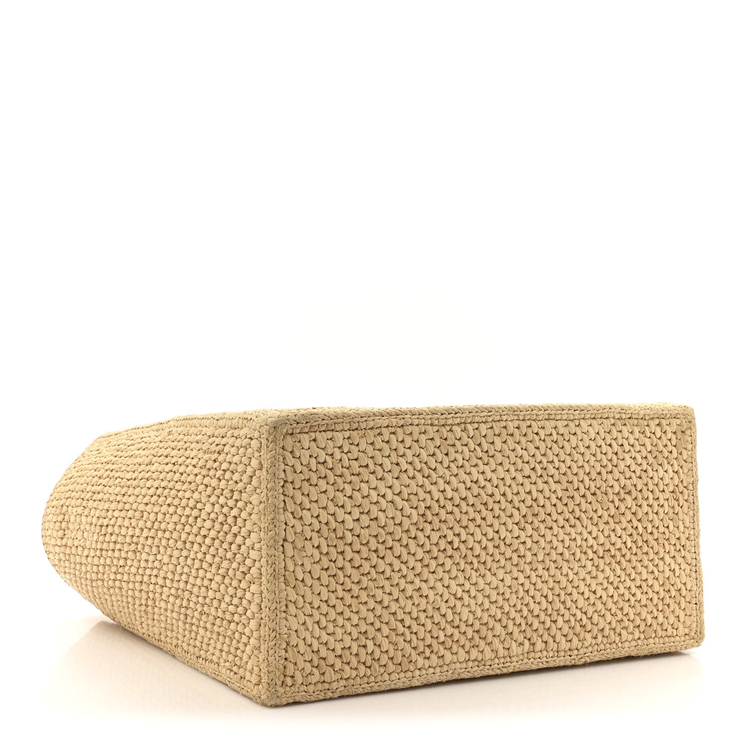 Loewe X PAULA'S IBIZA Raffia Medium Font Tote Natural Tan 4 of 11