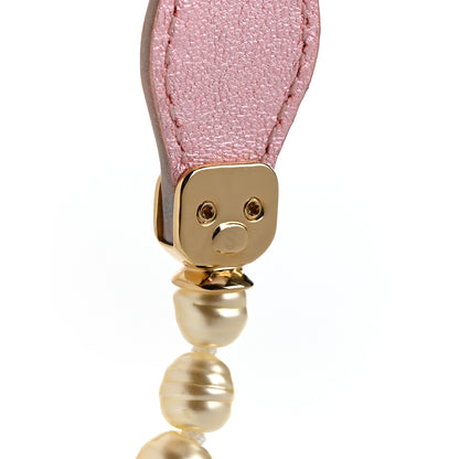 Chanel Iridescent Lambskin Pearl Belt S Light Pink Pearly White 4 of 5