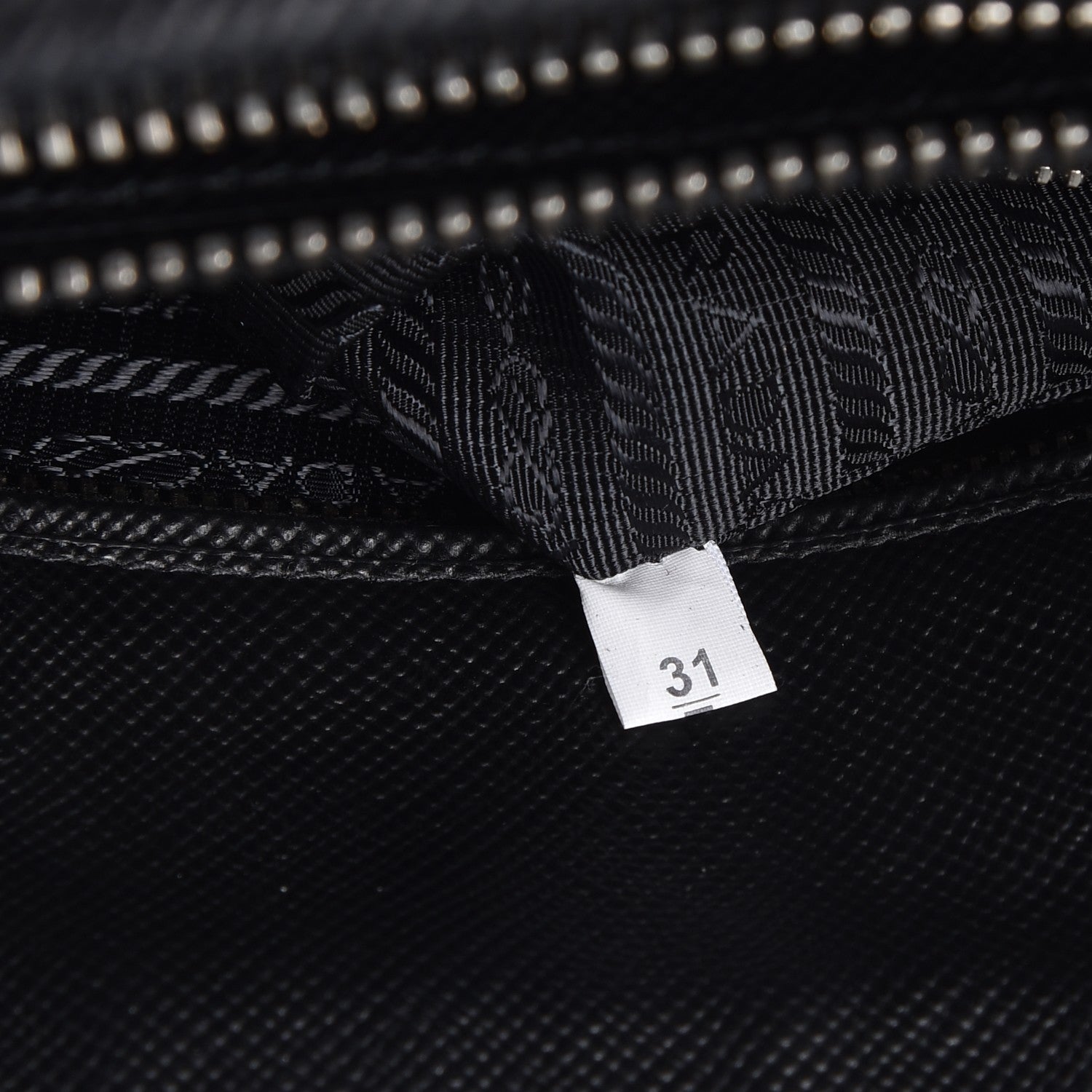 Prada Saffiano Cuir Twin Tote Nero Black 8 of 15