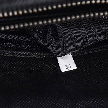 Prada Saffiano Cuir Twin Tote Nero Black 8 of 15