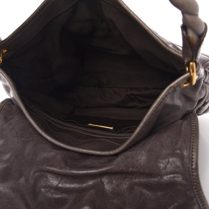 Miu Miu Nappa Matelasse Coffer Hobo Juta 5 of 12