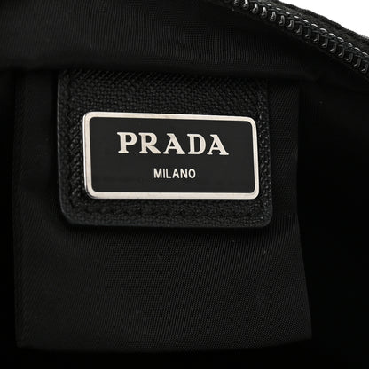 Prada Nylon Vela Flat Messenger Bag Black 6 of 10