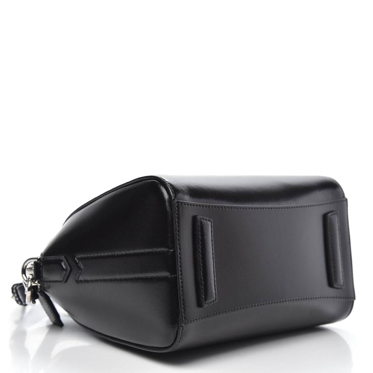 Shiny Lord Calfskin Mini Antigona Black