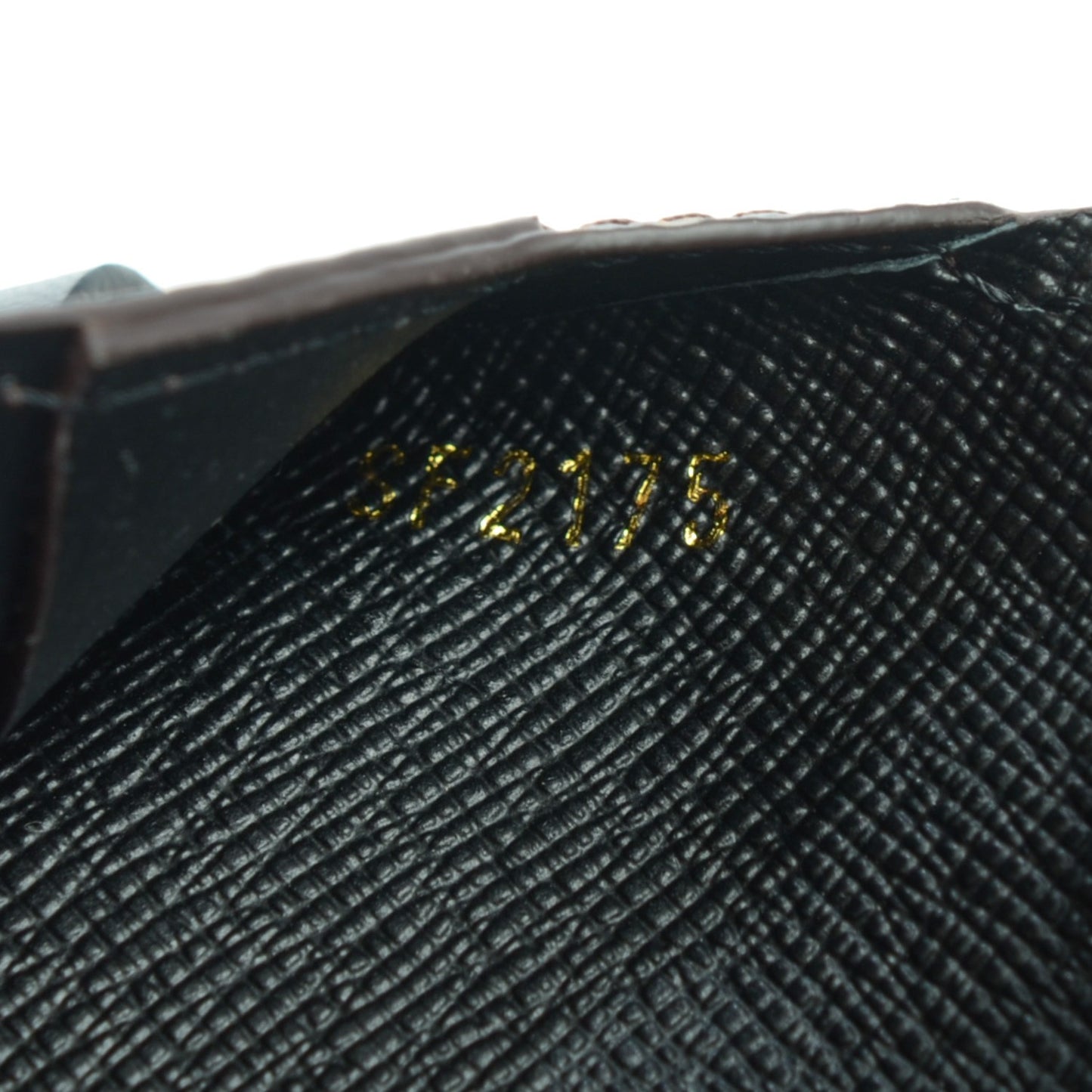 Monogram Triangle Wallet Black