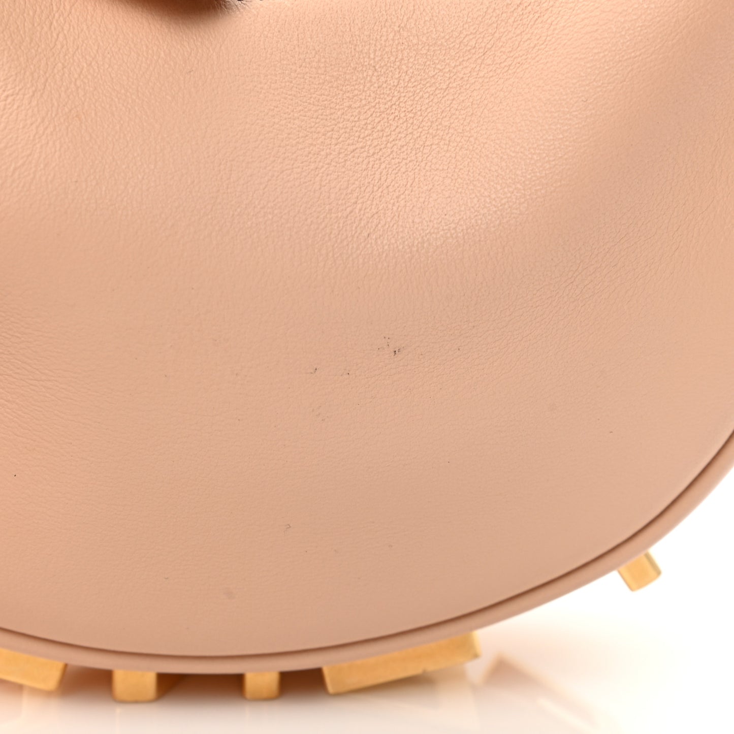 Vitello Grace Matte Nano Fendigraphy Hobo Charm Light Rose