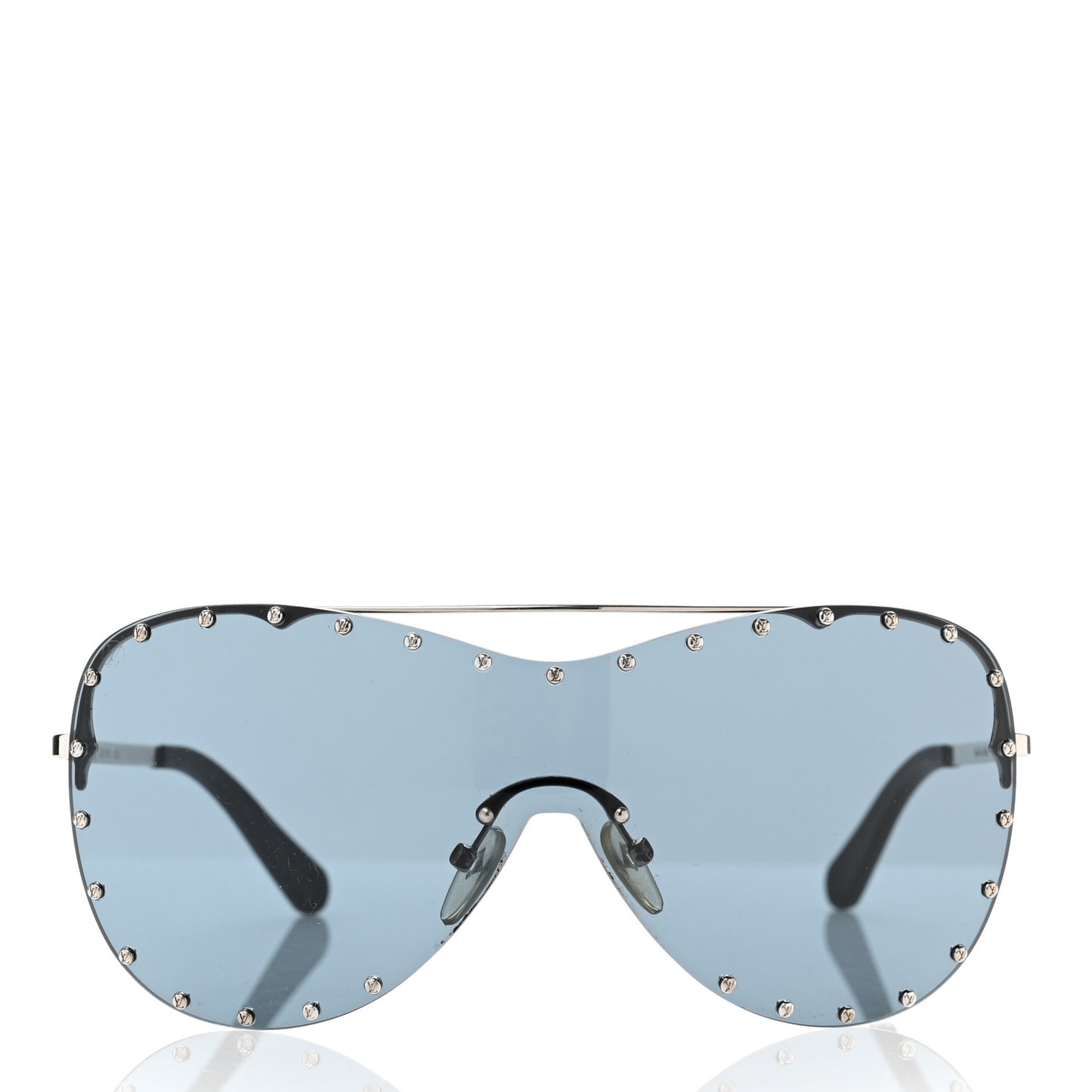 Metal The Party Shield Sunglasses Z1056W Black